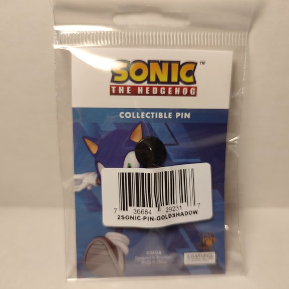 Shadow The Hedgehog Golden Series Pin - Picture 2 of 3